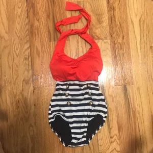 Beautiful One Piece Swim Suit! 🌺